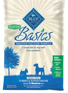 Blue Buffalo Basics Grain Free Turkey and Potato Recipe Adult Dry Dog Food, 24-Pound Blue Buffalo Basics Grain Free Turkey and Potato Recipe Adult Dry Dog Food, 24-Pound