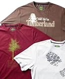 Timberland - Timberland Short Sleeve Graphic 'Plant One on Us' 'Bigfoot Print' & 'Defenition' Tee Shirt