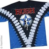 Rush - Starman V-Dye T-Shirt, Size: X-Large