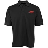 Cutter & Buck Arkansas Razorbacks Black Championship Polo