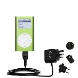 International Wall / AC Charger for the Apple iPod Mini - Gomadic Brand w/ TipExchange Technology