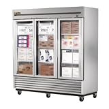 True Reach-In Glass Swing Door 72 Cu Ft Freezer 236493