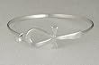 Sterling Silver Ankh Strap Bracelet made in the USA [Jewelry]
