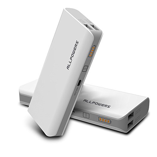 ALLPOWERS External Battery Charger 15600mAh Power Bank Portable Charger with iPower and Quick Charge Technology for Cell Phone, iPhone, iPad, Samsung, MP3, and Most USB Devices