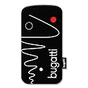 bugatti Tasche SlimCase SoftTouchNeopren graffiti passend f&uuml;r LG Electronics GS500, GS 500, schwarz