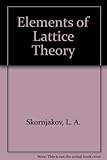 Elements of lattice theory