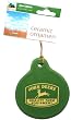 John Deere Ceramic Ornament, John Deere Quality Farm Equipment Logo, 2 7/8 Inches (1 Each)
