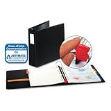 Cardinal 18531 Recycled easy open slant-d bndr w/lbl hldr, extra wide, 2 capacity, black