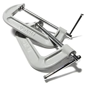 Denali 6-Inch x 2-3 4-Inch C-Clamp, 2-Pack by Denali