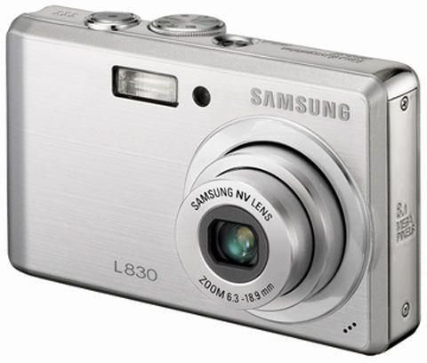 Samsung L830 Digitalkamera (8 Megapixel, 3-fach opt. Zoom, 2,5