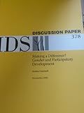 Making a difference? : gender and participatory development