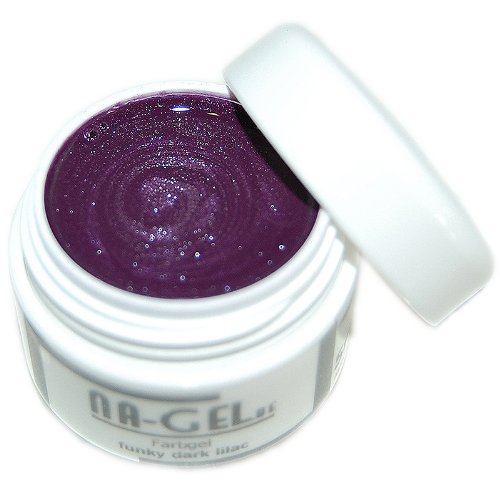 Na-Gel Farbgel Funky Dark Lilac 5ml Metallic Glitter f&uuml;r proffesionelles Nageldesign Preisvergleich