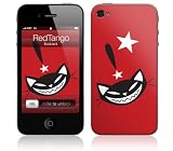 Music Skins iPhone 4用フィルム  Red Tango - Blackjack  iPhone 4  MSIP4G0182