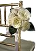 Off White Rose Pew Bow, Chair Flowers