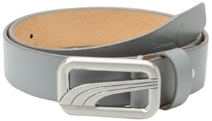 Puma Men's Form Stripe Fitted Belt, Grey, Small