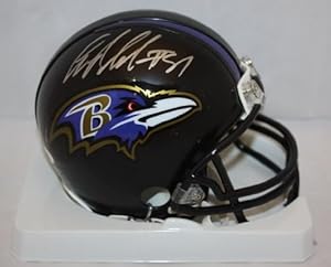 ANQUAN BOLDIN BALTIMORE RAVENS MINI HELMET