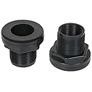 CPR Aquatic 2 Count Slip by Thread High Quality ABS Bulkheads for Aquarium Filters, 1.25-Inch