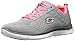 Skechers Sport Women's Obvious Choice Fashion Sneaker,Light Gray /Coral,9 M US