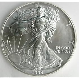 1994 US 999 SILVER EAGLE OUNCE OZ $1 DOLLAR COIN BU UNC