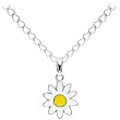 Stainless Steel Daisy Flower Necklace
