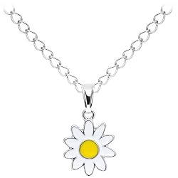 Stainless Steel Daisy Flower Necklace
