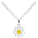 Stainless Steel Daisy Flower Necklace