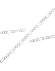 From Amazon.com. Click for details:
 5mm Mens Real Solid 925 Sterling Silver Diamond Cut Figaro Link Chain Textured Necklace / Bracelet (7 Inches) 5mm Mens Real Solid 925 Sterling Silver Diamond Cut Figaro Link Chain Textured Necklace / Bracelet (7 Inches)