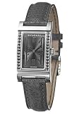 Bvlgari RT39C5SBD1L-TR Rettangolo Silver Tone Dial Leather Women's Watch