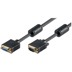 Wentronic 50487 Monitorverl�ngerung (15-polig HD Stecker auf 15-polig HD Buchse SVGA XGA) 5m schwarz