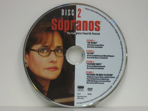 Sopranos Fourth Season Disc 2 under The Sopranos in The Dvd and video tapes Store