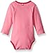 Zutano Baby Girls' Flower Fawn Screen L/s Wrap Body