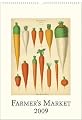 Cavallini 2009 Vintage Prints Wall Calendar 13 by 19 inches cream laid paper finish, Farmers'Market Vegetables