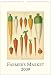 Kitchen & Housewares : Cavallini 2009 Vintage Prints Wall Calendar 13 by 19 inches cream laid paper finish, Farmers'Market Vegetables