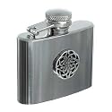 Celtic Knot 2oz Stainless Steel Hip Flask
