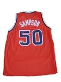 Ralph Sampson Autographed Uniform - Virginia Cavaliers Orange Alternate JSA - Autographed NBA Jerseys
