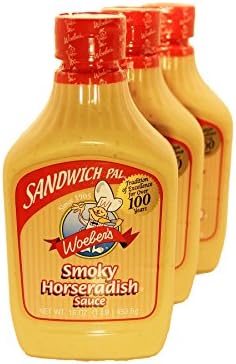 Sandwich Pal Smoky Horseradish Sauce By Woeber 16 Ounce Jars (3 Pack)