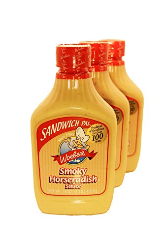 Woeber Sauce Sandwich Pal Smokey Horse - 16 Oz Creamy Horseradish Sauce