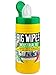 Big Wipes 60020003 Industrial Bio Pre-Moisten Industrial Strength Biodegradable Cleaning Wipe, 12" Length x 8" Width (Tub of 80)