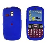 Premium - Samsung R350/R351/Freeform Rubber Dr. Blue Cover - Faceplate - Ca ....