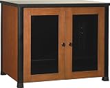 Sanus Component Series CFAV34 34-wide audio/video cabinet Cherry/Black