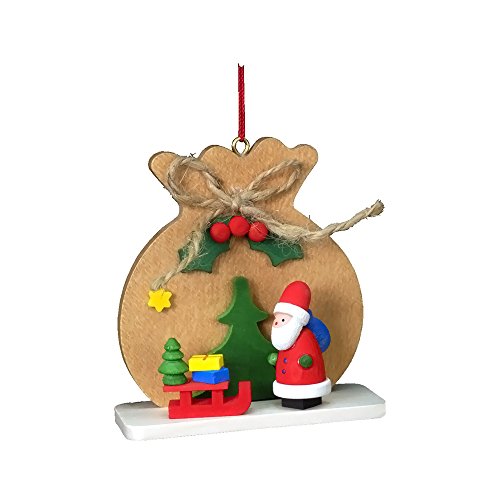 10-0415 – Christian Ulbricht Ornament – Santa with Brown Toy Sack – 2.5″”H x 2.5″”W x 1″”D 10-0415 – Christian Ulbricht Ornament – Santa with Brown Toy Sack – 2.5″”H x 2.5″”W x 1″”D