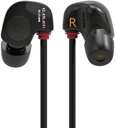 Wired HIFI Earphone, Perman KZ-ATES Copper Conductor Ear Hook In Earphone Sport Headphones with Foam Tips for Mobile Phone (Without Mic)