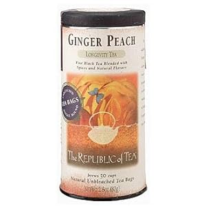 The Republic of Tea Ginger Peach 50-Count