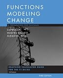 Functions Modeling Change, Graphing Calculator Manual: A Preparation for Calculus
