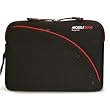 Black & Red Neoprene Netbook 10" Laptop Sleeve Case - MSI Wind - Acer Aspire One 6 Cell - Asus EEE PC - HP Mini - Cloudbook - 10" Netbook Computers and Smaller