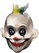Mens New BATMAN movie Adult Joker's Henchman GRUMPY Clown Officially Licensed Vinyl 3/4 Face Mask