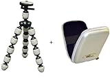 Flexible Gripster Tripod With Slim Hard Case For The Kodak Zi8 Pocket Video ....