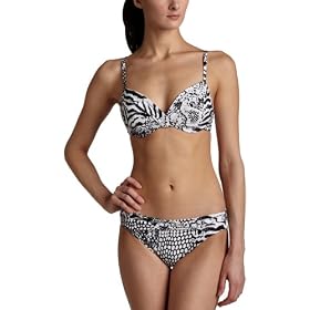 Buy Calvin Klein Ladies Calvin Klein Animal Print Underwire Bikini Swimsuit by Calvin Klein now!