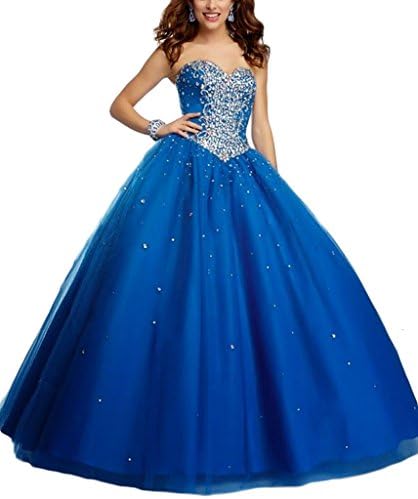 HoneeyGirl Sweetheart Ball Gown Tulle Quinceanera Dresses Prom Dress HG026