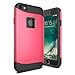 iPhone 7 Case, Snugg Apple iPhone 7 Dual Layer Slim Cover [Infinity Series] Protective Bumper Shell Skin - Coral Red